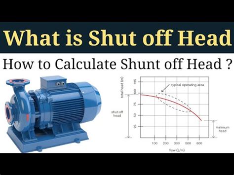 centrifugal pump shut off head calculation|calculate head in pump diagram.